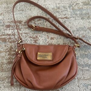 Marc Jacobs Tan Leather Crossbody Bag